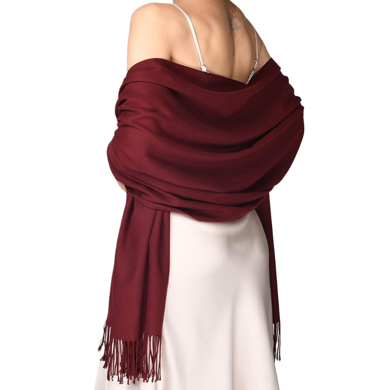 Women'S Formal Wear Wedding - 70*200Kadın İmitasyon Kaşmir Şal ve Şal