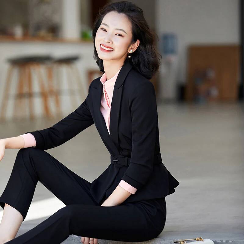 Women Formal Wear For Interview - Resmi Kadın İş Blazerleri Kadın Etek