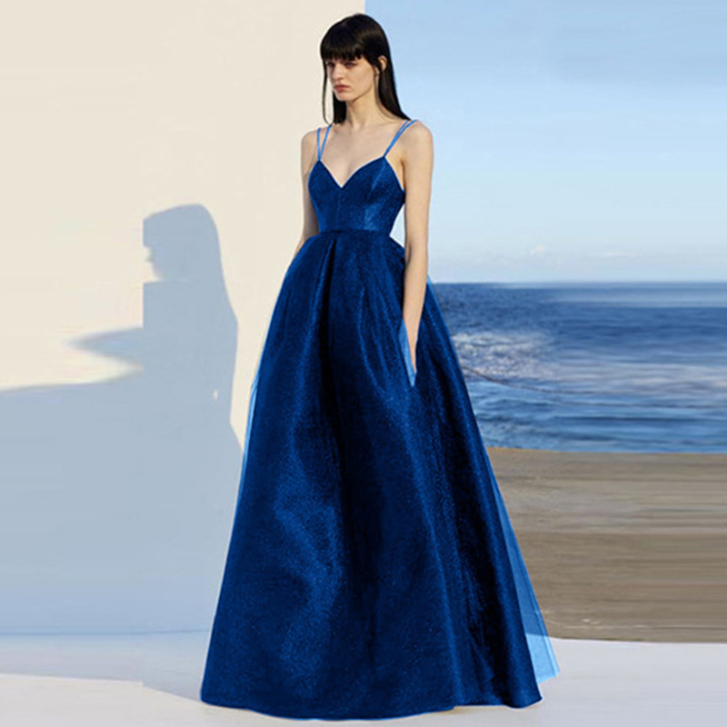 Zarif spagetti kayışı akşam ko - Women'S Formal Wear Wedding incelemesi ve fiyatı