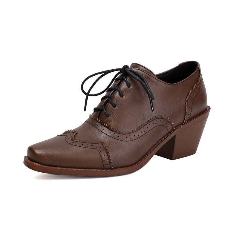 Kadın Oxford Ayakkabıları Sivr - Pump Heel Block incelemesi ve fiyatı