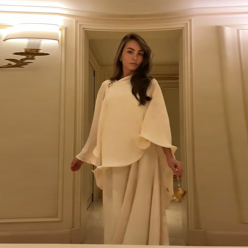 Romantik Zarif Şal Elbise Seti - Women Formal Party Wear Dress incelemesi ve fiyatı