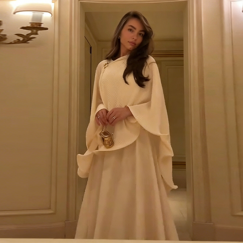 Romantik Zarif Şal Elbise Seti - Women Formal Party Wear Dress incelemesi ve fiyatı