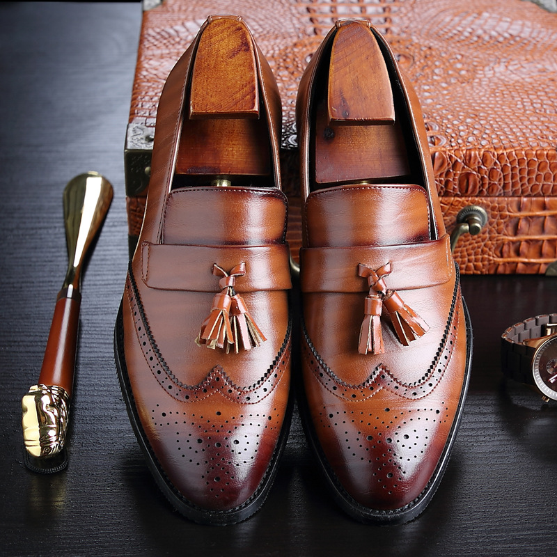 Klasik Erkek Deri Püsküllü Loa - Women Formal Office Wear Shoes incelemesi ve fiyatı