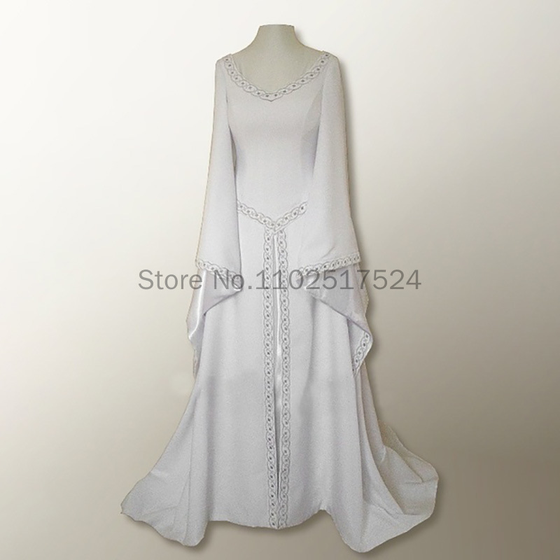 Bayan Ortaçağ Rönesans Beyaz D - Women'S Formal Wear Wedding incelemesi ve fiyatı