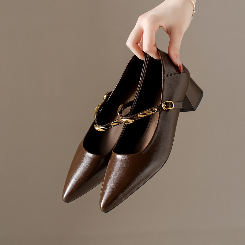 Yeni Stil Moda Kadın Sivri Bur - Pump Heel Block incelemesi ve fiyatı