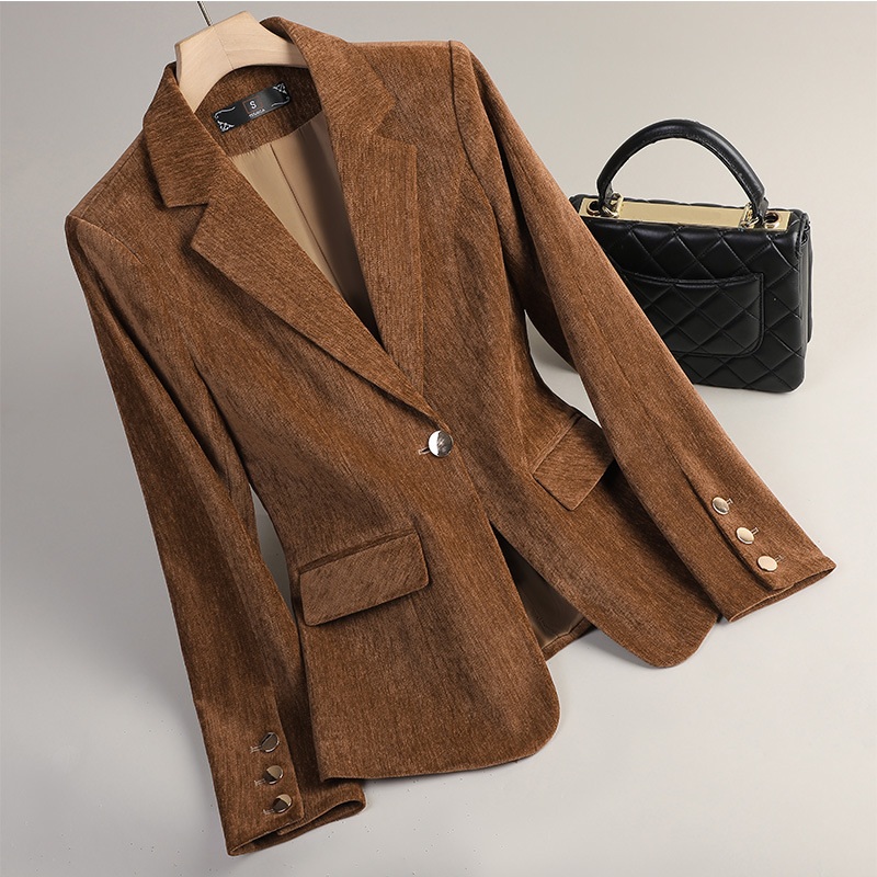 Sarı Altın Kadife Blazer Kadın - Women'S Formal Wear Jackets incelemesi ve fiyatı