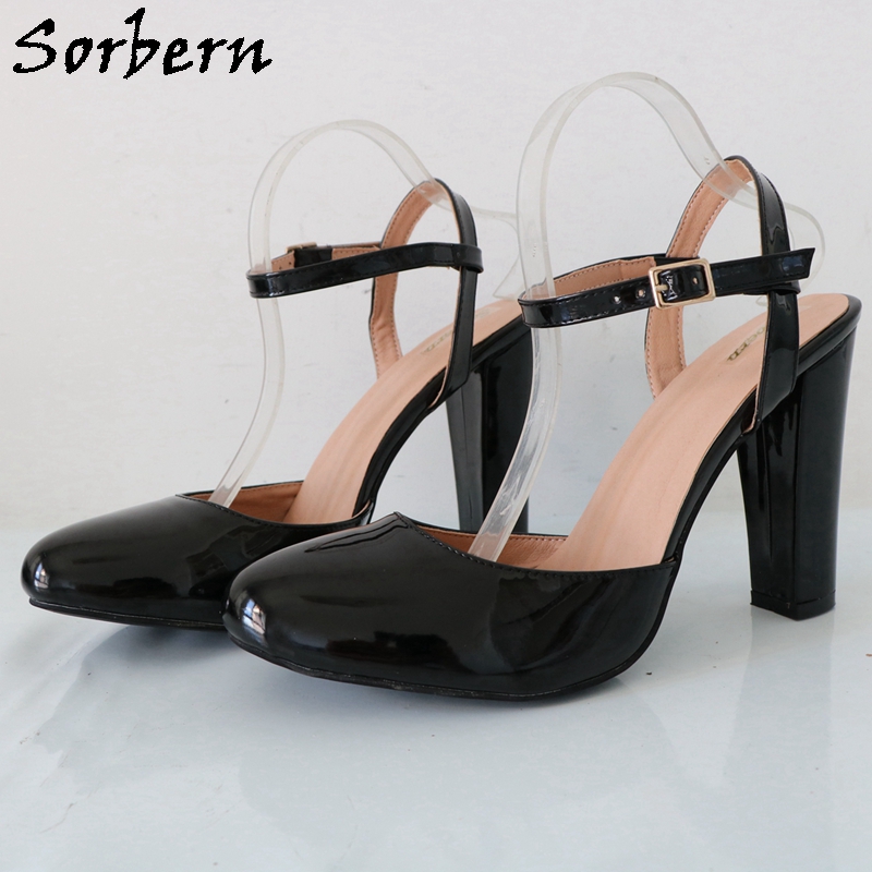 Sorbern siyah parlak blok yüks - Pump Heel Block incelemesi ve fiyatı
