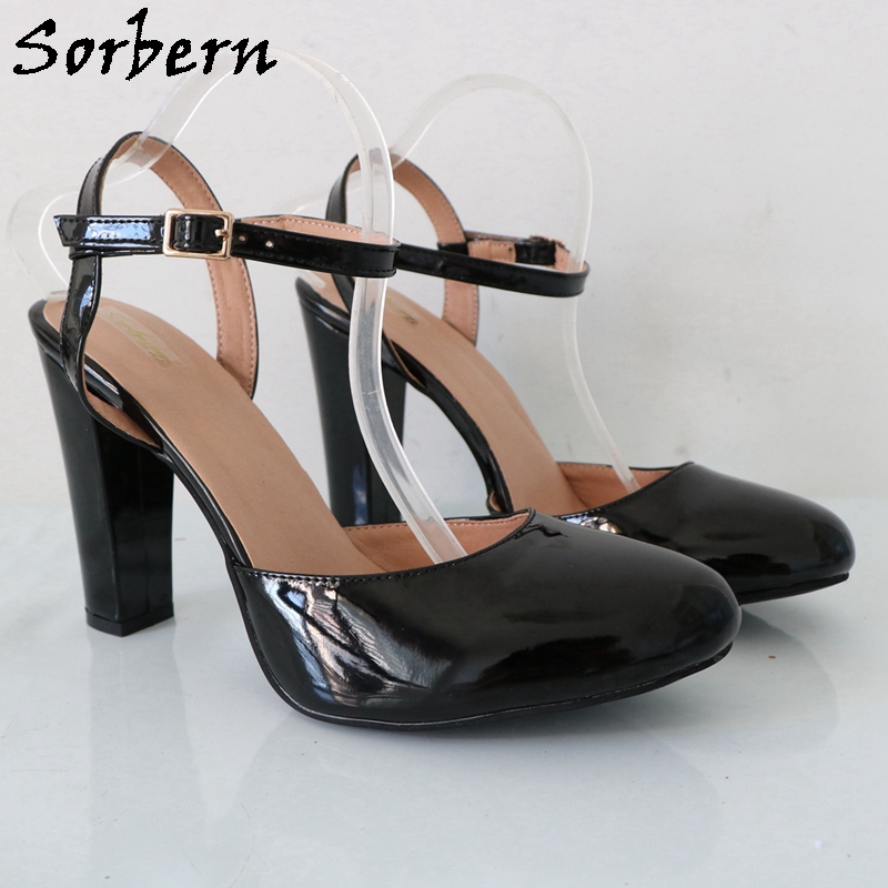 Sorbern siyah parlak blok yüks - Pump Heel Block incelemesi ve fiyatı