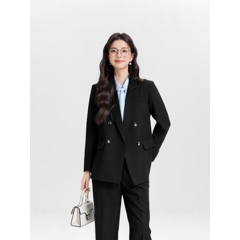 Lacivert kruvaze kadın iş elbi - Women Formal Wear For Interview incelemesi ve fiyatı